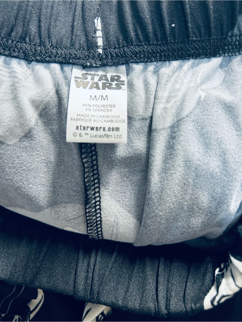 Star Wars Black and White Character Lounge Pants - Picture 3 of 4
